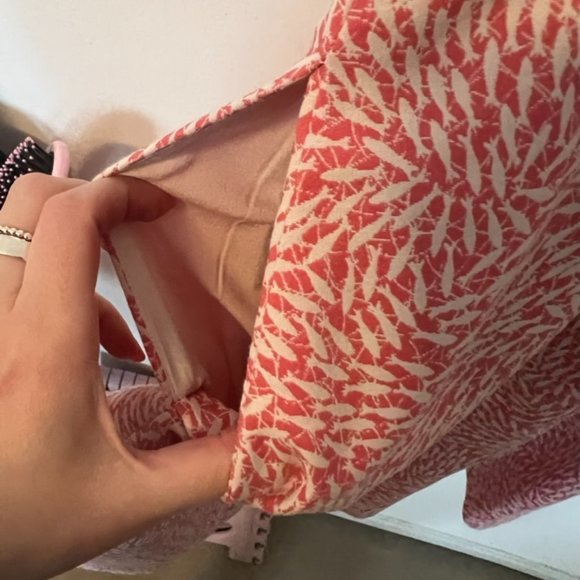 Ted Baker Hoprr pink white sleeveless dress size 2 nwot - Picture 4 of 5